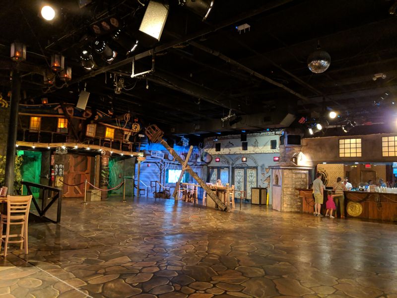 An Entrance That Immediately Sets The Pirate Mood