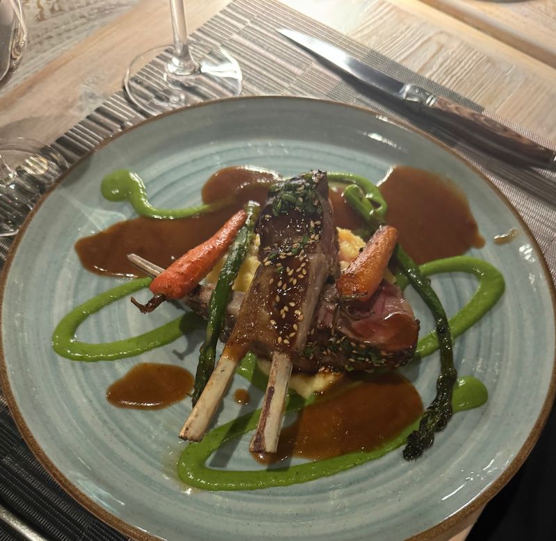 Perfectly Cooked Proteins Including Lamb, Duck, and Salmon