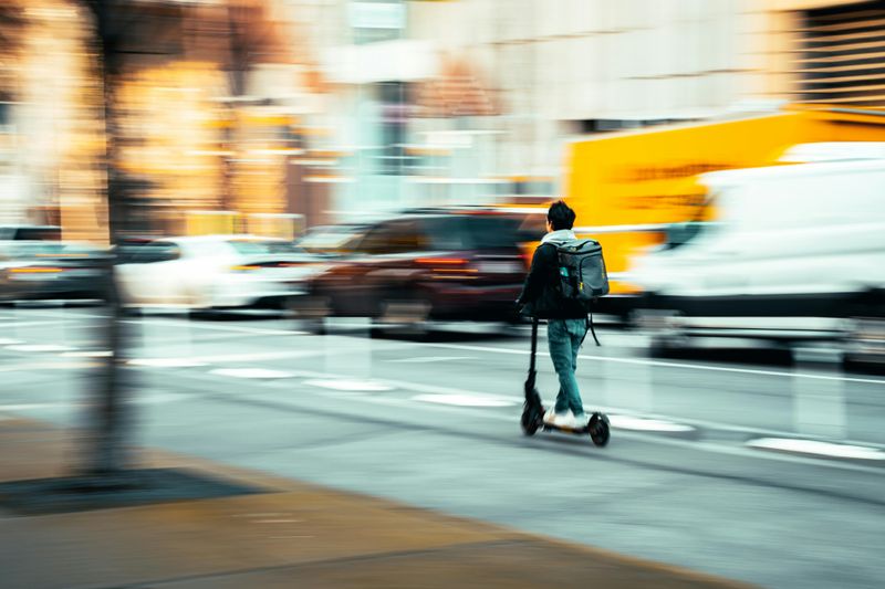 Riding Bikes Or Scooters Too Fast In Pedestrian Zones