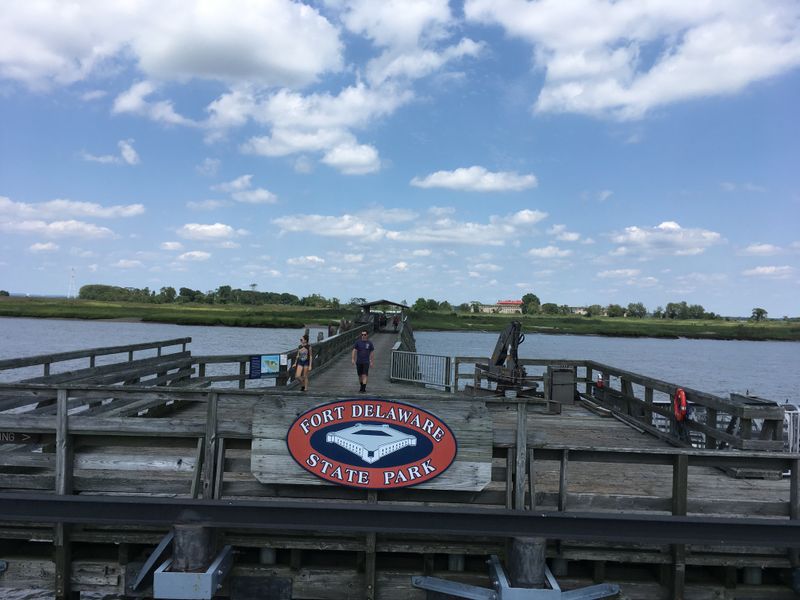 Fort Delaware Ferry Ticket Office And Dock Area, Delaware City