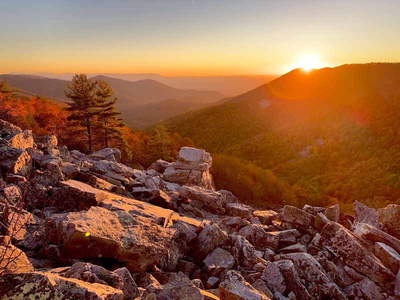 Blackrock Summit Trail, Shenandoah National Park, Virginia