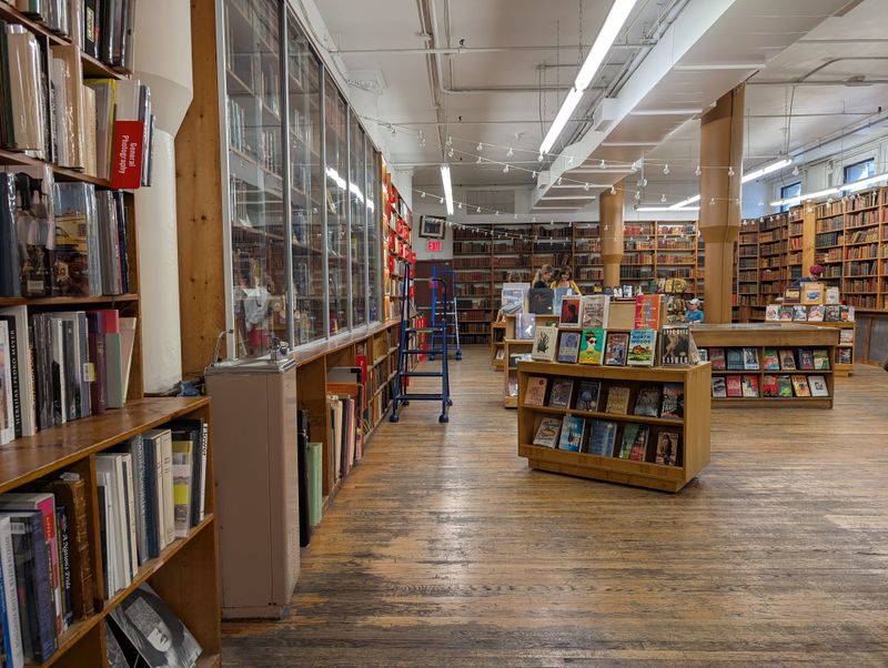 Fifth Avenue Shopping Vs. Strand Bookstore Stacks Fifth Avenue Shopping Vs. Strand Bookstore Stacks