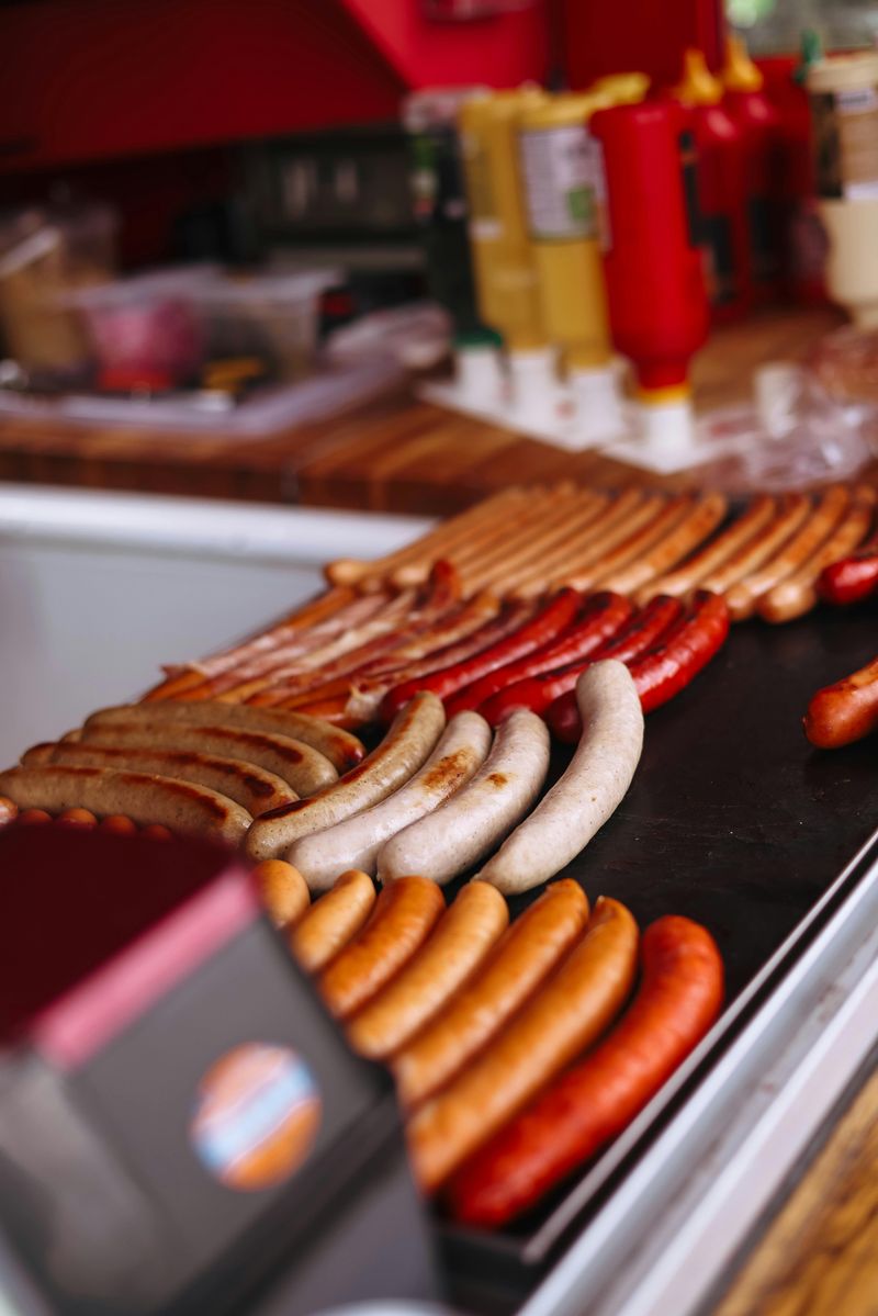 Bratwurst And Sausage Variety Stands Out