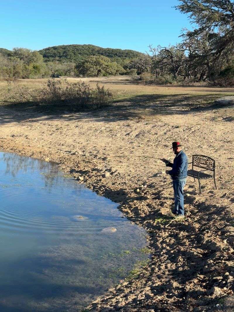 Catch-and-Release Fishing in Peaceful Ponds