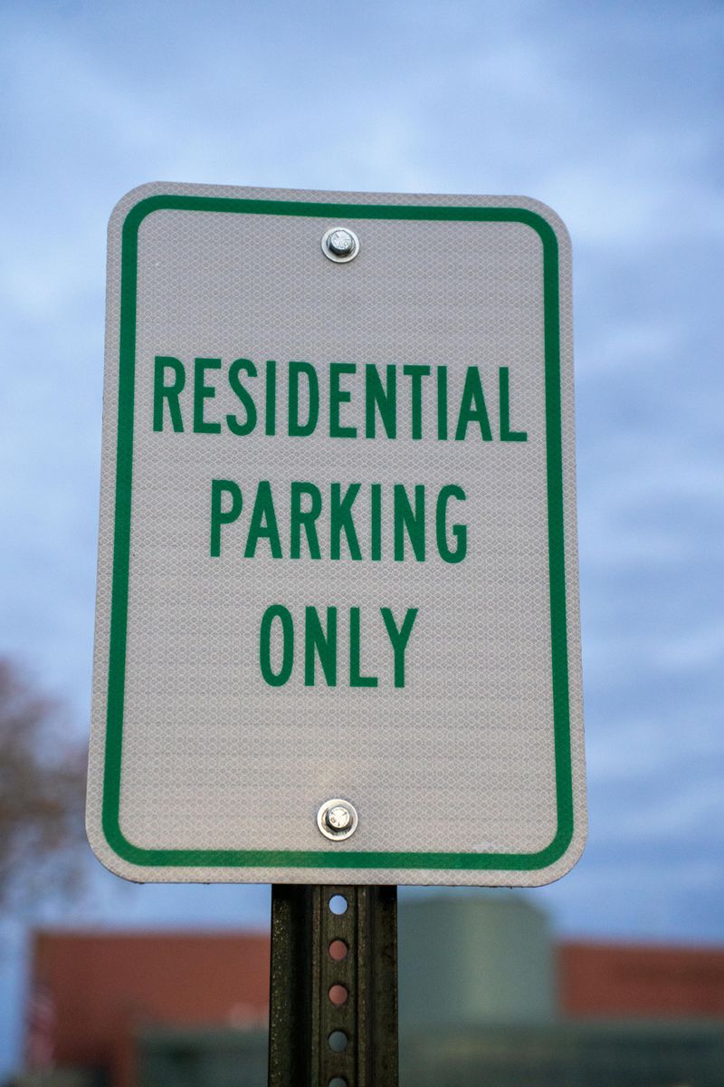 Resident Permit Only Streets