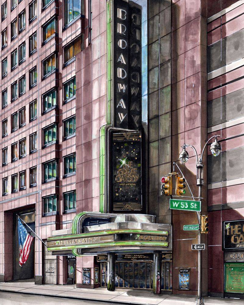 Broadway Theaters During Performances, Manhattan