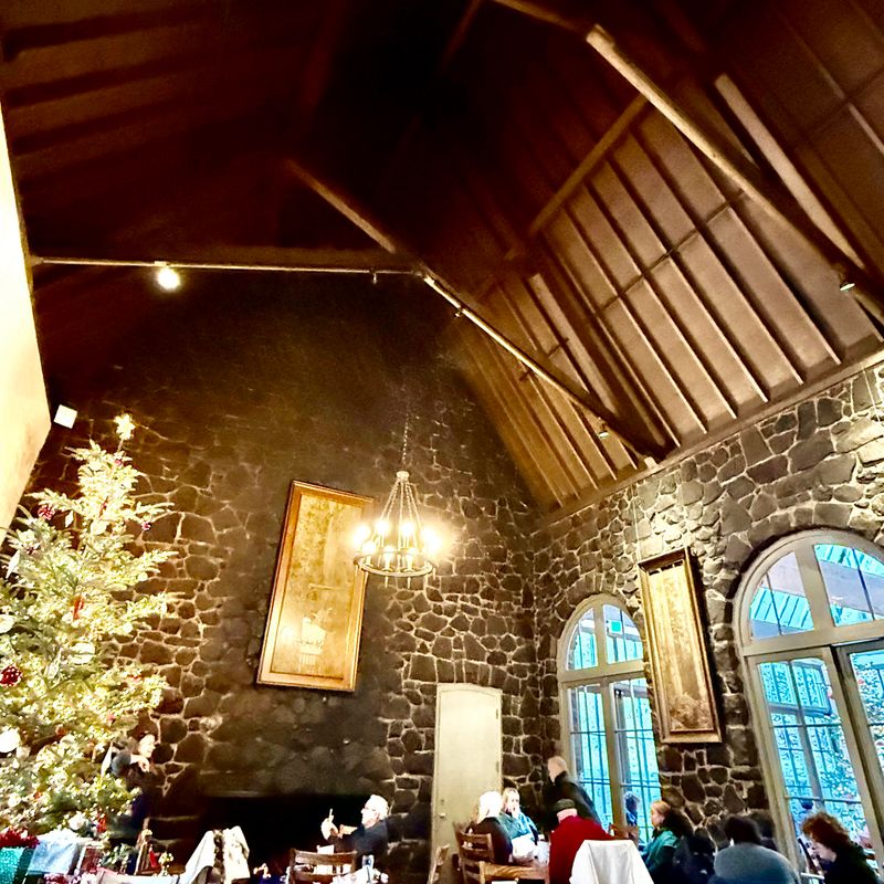 Cozy Interior Lounge with Fireplace