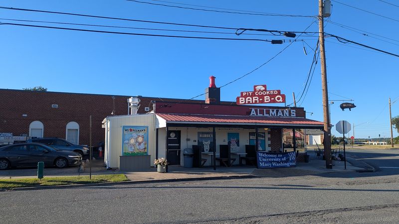 Allman's Bar-B-Que, Fredericksburg, VA