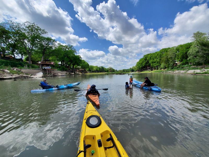 The Guadalupe River Running Right Through Town