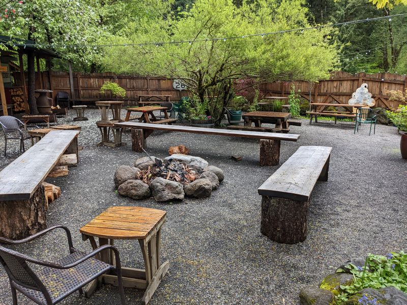 The Cozy Fireplace Setting