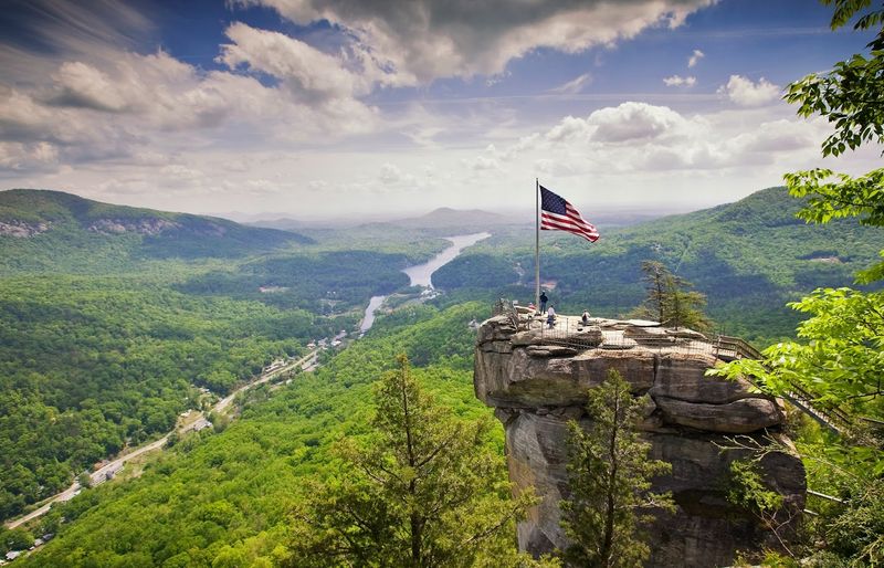 Chimney Rock At Chimney Rock State Park 