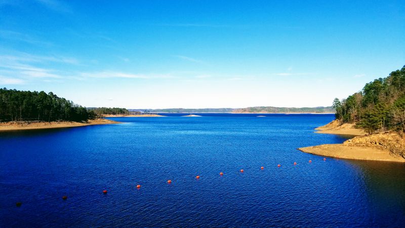 Broken Bow Lake Spreads Across the Horizon