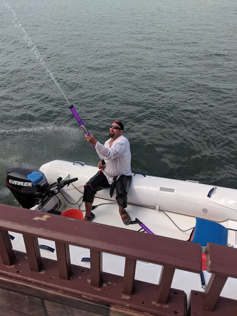 The Water Cannon Battle That Steals the Show