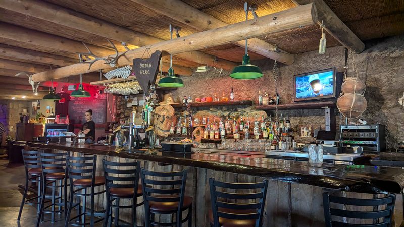 A Bar Carved From Stone