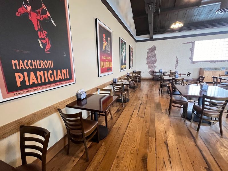 The Atmosphere: Old Italian Posters and an Industrial Park Vibe