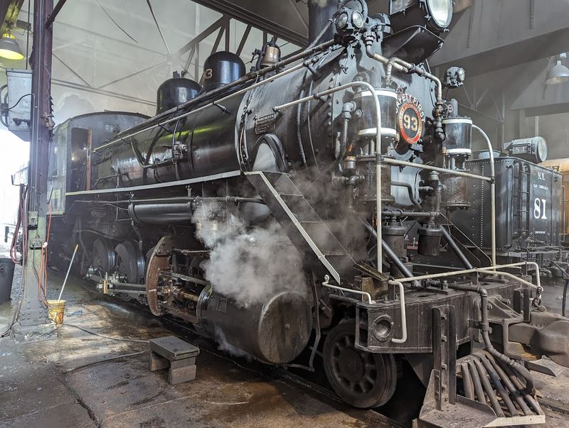 Steam-Era Details, Old Cars, Big Shadows, Loud Sounds