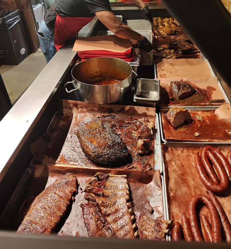 Walking In And Seeing The Pit Loaded With Smoky Meats