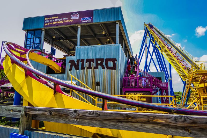 Nitro: The Hypercoaster That'll Make You Rethink Physics