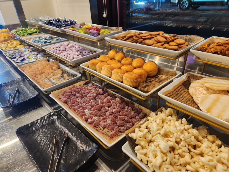 Dessert Bar And Complimentary Mango Sorbet