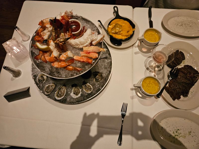 Seafood Options Complement the Beef