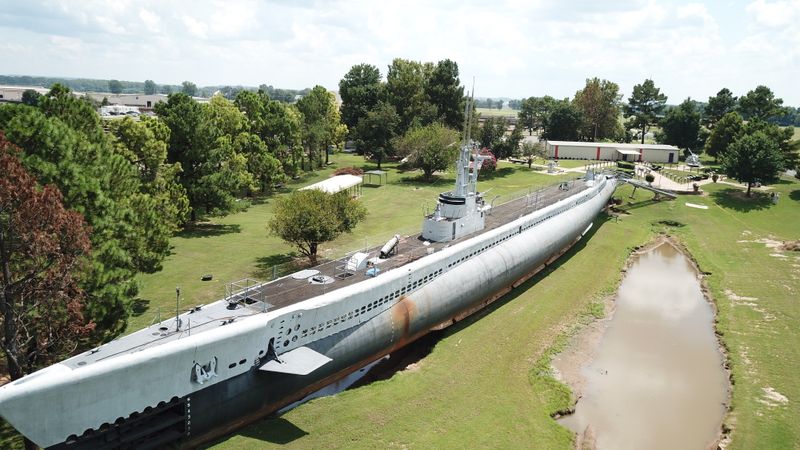 The USS Batfish Stands Guard Over Muskogee