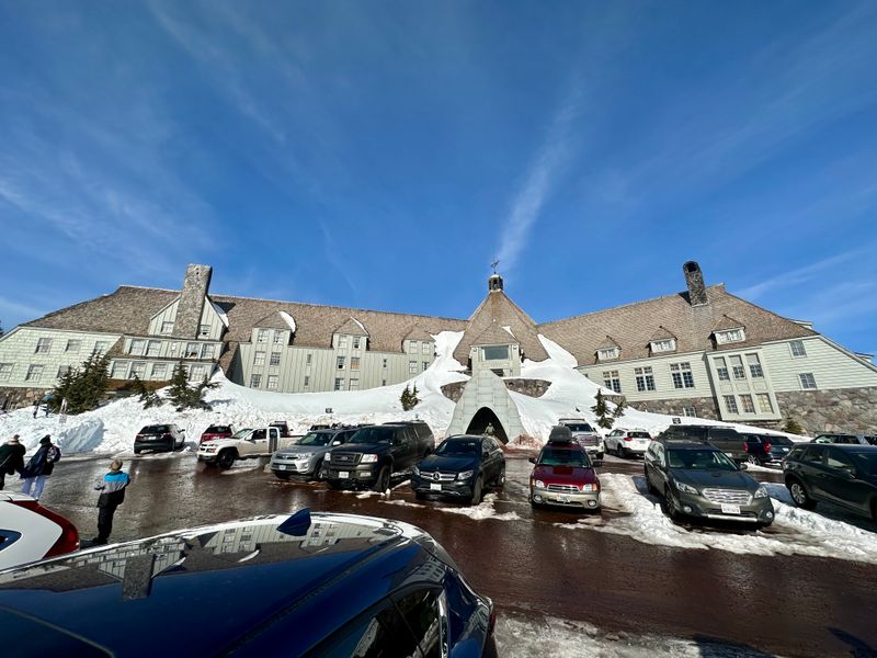 Cabin Check-In As Evening Settles Near The Mountain