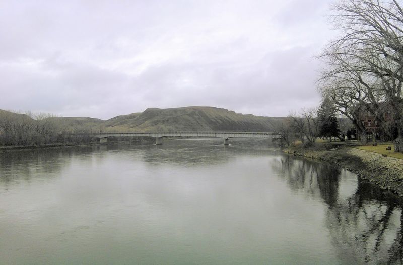 Fort Benton Closes The Route With Frozen River History