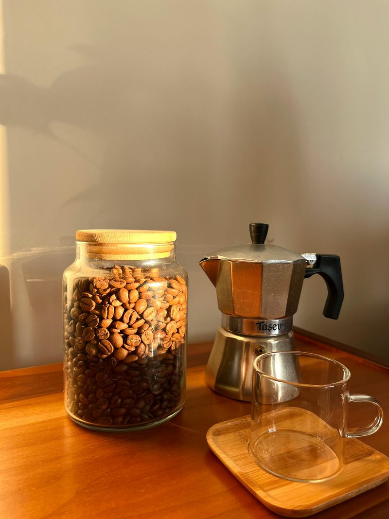 Coffee Taken Slowly At Home