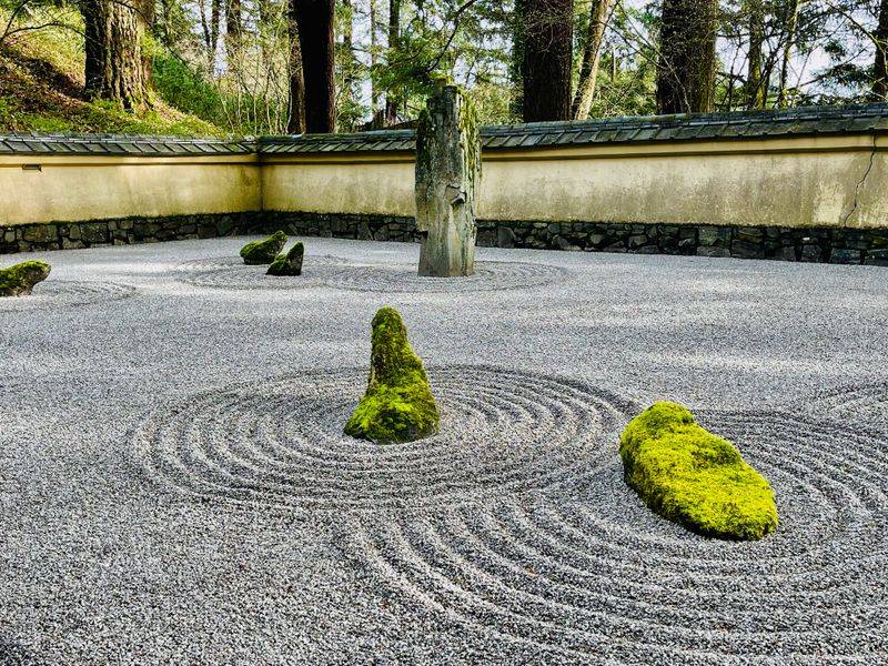 Sand and Stone Garden Celebrating Empty Space
