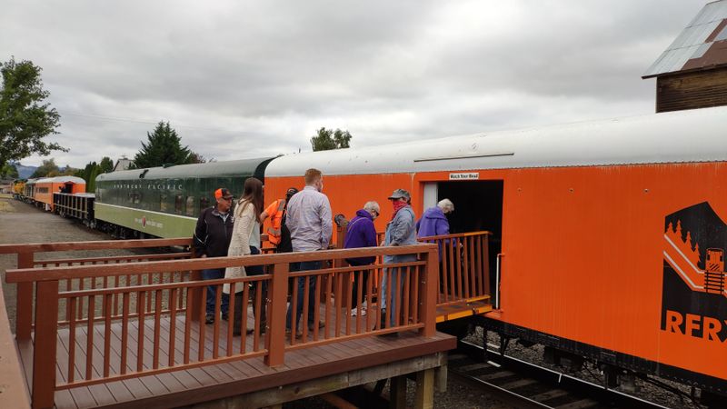 Vintage Train Cars with Comfortable Seating