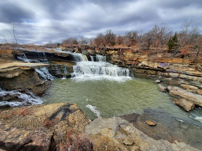 Bluestem Lake and Falls