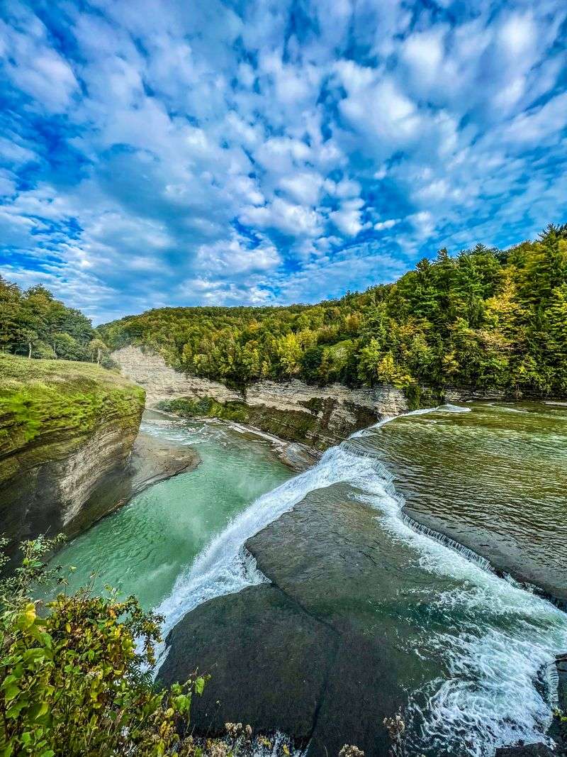 Letchworth Middle Falls Side Cascades