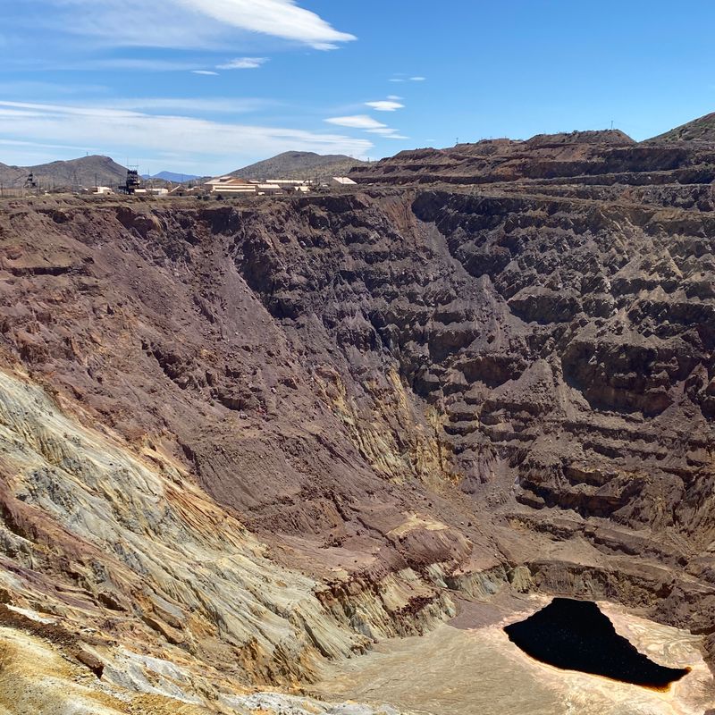 The Lavender Pit Overlook, A Giant Reminder Of What Built The Town