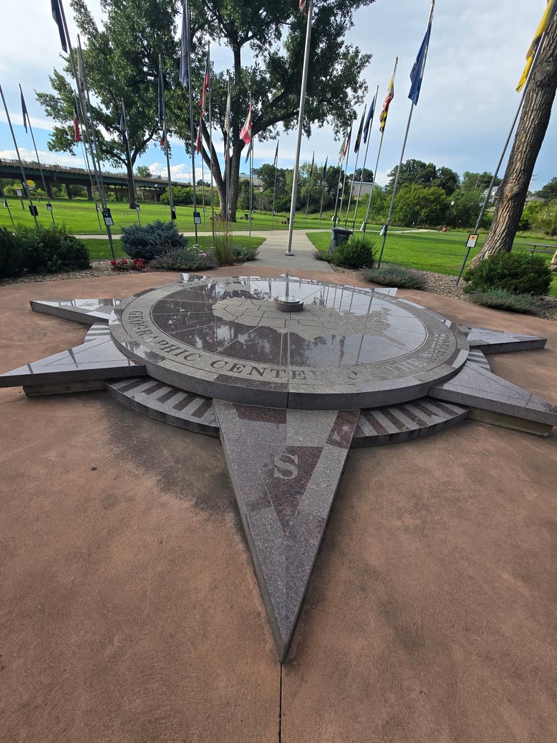 The Geographic Center Monument Gives You A Built-In Hero Shot