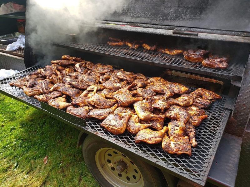 Smoke Rolling Across an Empty Field