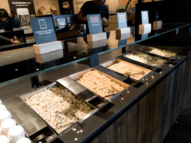 Free Cheese Sampling Station