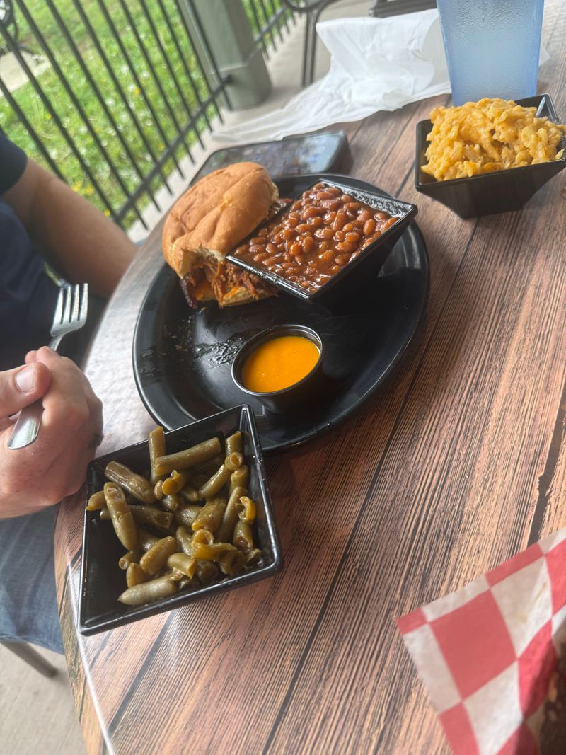 The Outdoor Patio Creates the Perfect Dining Atmosphere