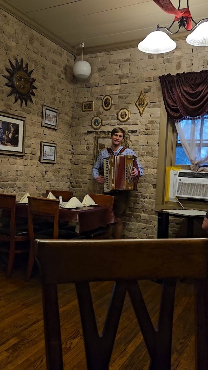 Warm Atmosphere and Live Accordion Music on Weekends