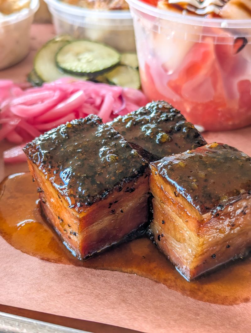 The Famous Peach Tea Glazed Pork Belly That Started It All