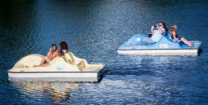 Paddle Boating on Landa Lake