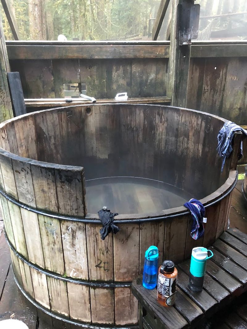 Hand-Hewn Cedar Soaking Tubs