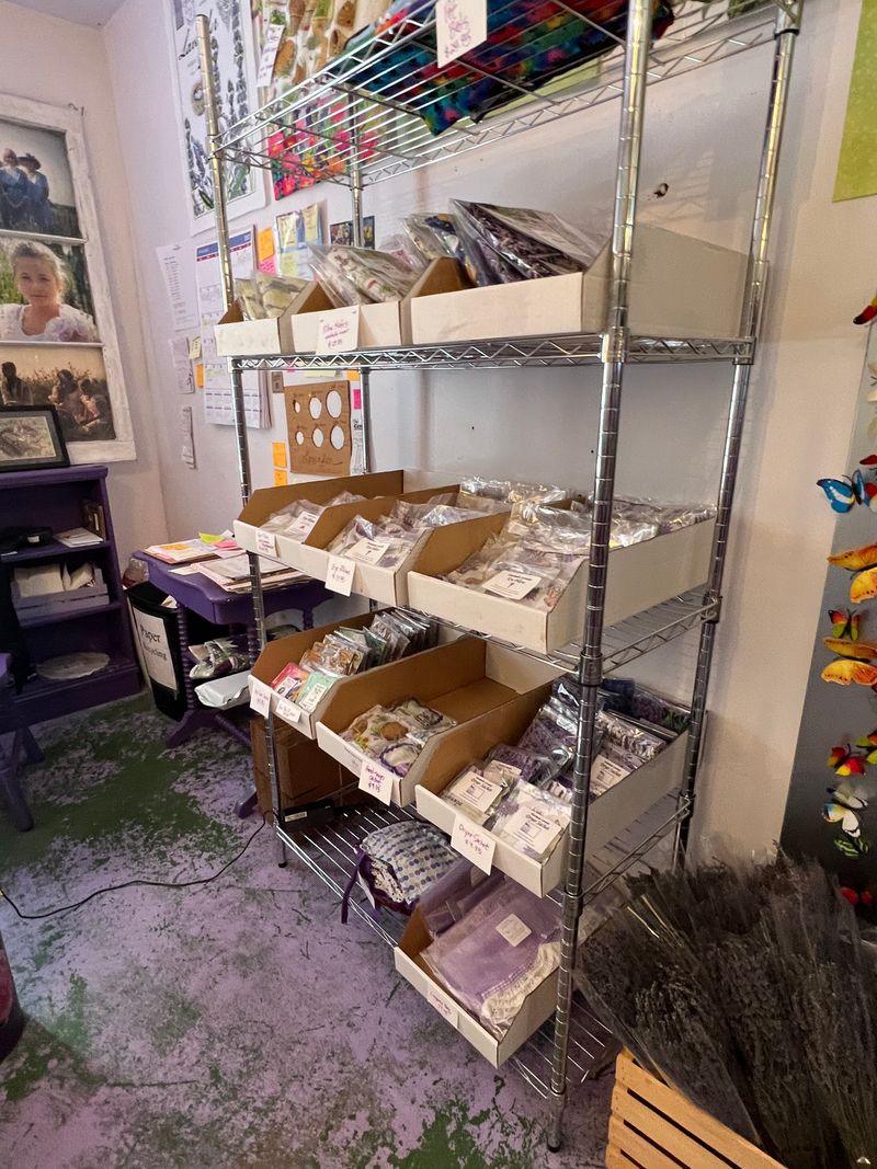 Farm Store Packed With Lavender Treasures
