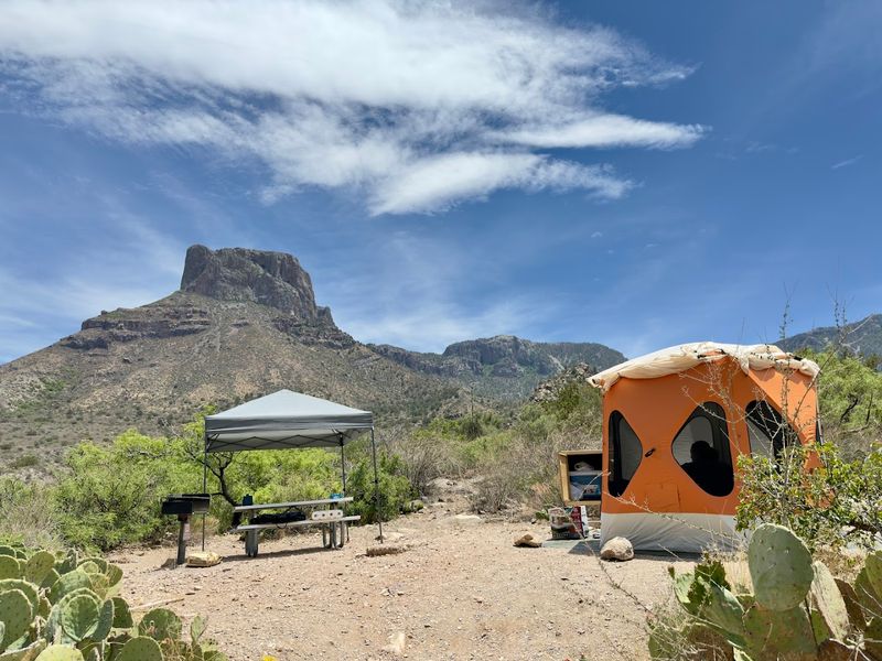 Campsite Layout and Available Amenities