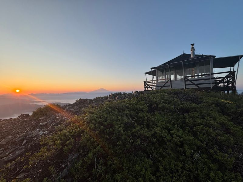 Staying Overnight in the Lookout Cabin