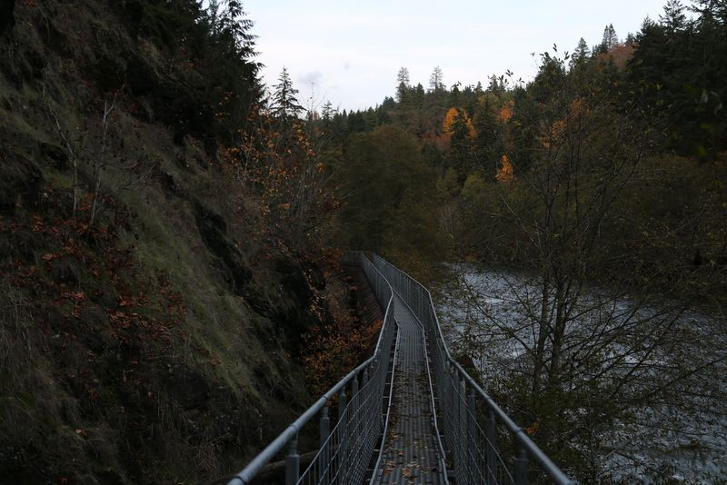 Walking Above the Rushing Water