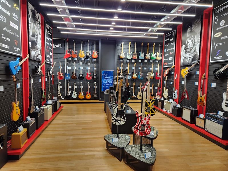 The World's Largest Guitar Store Floor