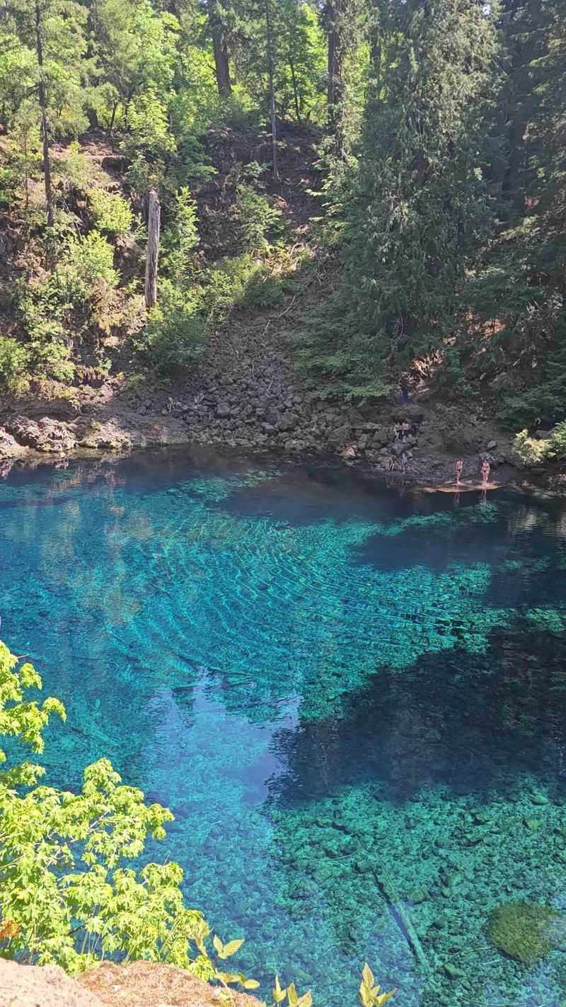 The Mesmerizing Blue Pool Itself