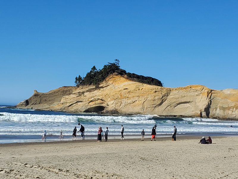 Cape Kiwanda's Sand Dune Faces Constant Crowds