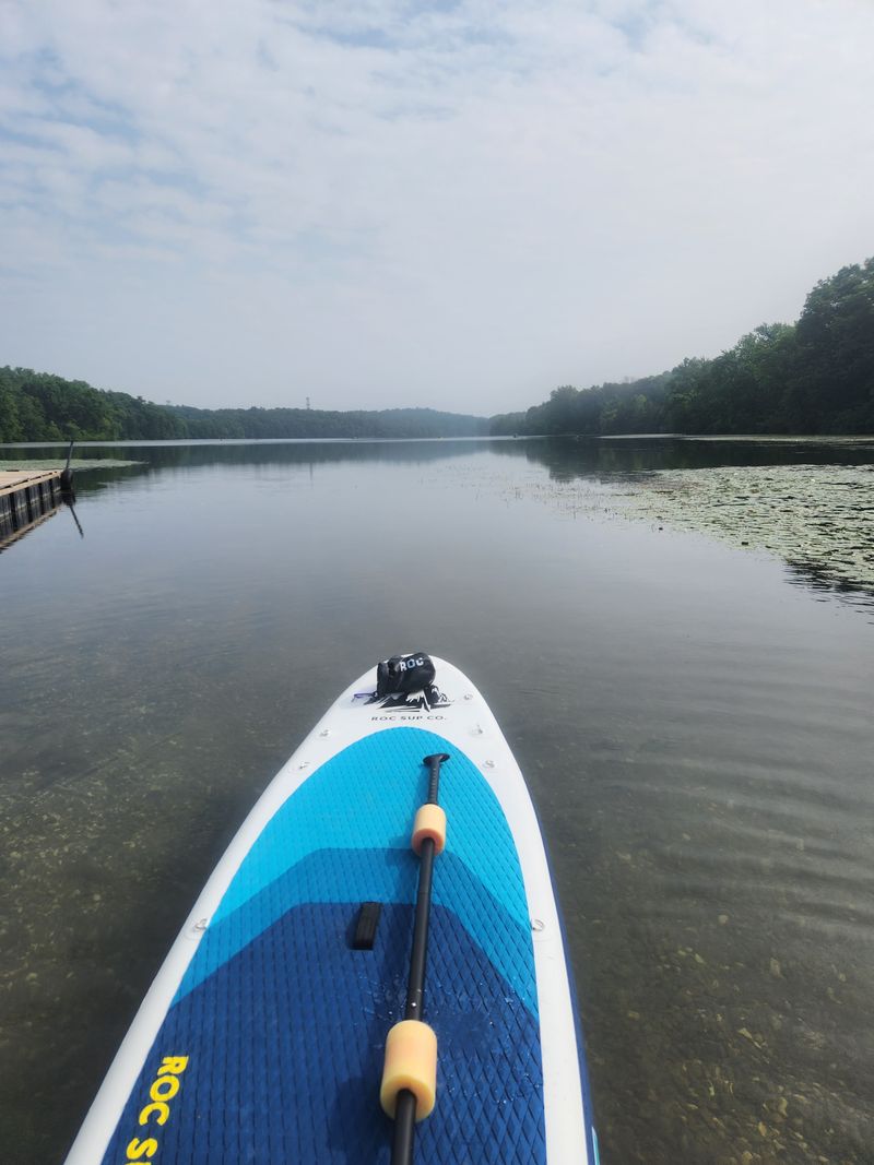 Lake Aeroflex Beckons Paddlers and Plane Watchers Alike