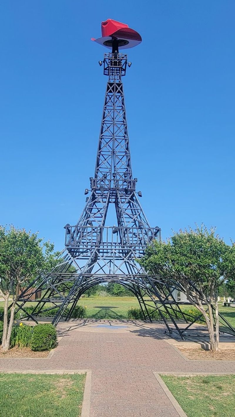 A Tower With a Cowboy Hat That Says It All